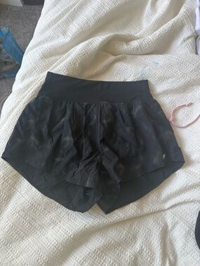 Fabletics Black Layered Athletic Skort